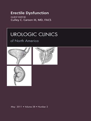 cover image of Erectile Dysfunction, an Issue of Urologic Clinics